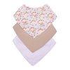 Kit Babador Bandana Estampado Menina e Menino 3 Peças