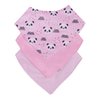 Kit Babador Bandana Estampado Menina e Menino 3 Peças