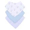 Kit Babador Bandana Estampado Menina e Menino 3 Peças