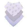 Kit Babador Bandana Estampado Menina e Menino 3 Peças
