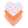 Kit Babador Bandana Estampado Menina e Menino 3 Peças