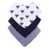 Kit Babador Bandana Estampado Menina e Menino 3 Peças