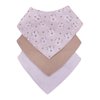 Kit Babador Bandana Estampado Menina e Menino 3 Peças
