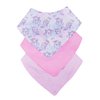 Kit Babador Bandana Estampado Menina e Menino 3 Peças