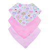 Kit Babador Bandana Estampado Menina e Menino 3 Peças