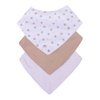 Kit Babador Bandana Estampado Menina e Menino 3 Peças