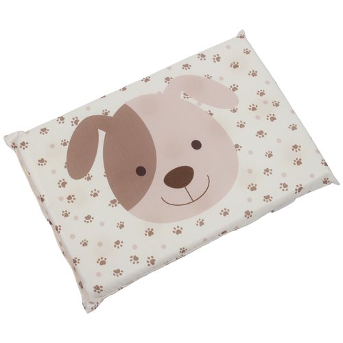 Travesseiro Antissufocante para Bebê Cachorro Bege