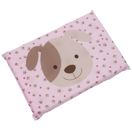 Travesseiro Antissufocante para Bebê Cachorro Rosa