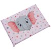 Travesseiro Antissufocante para Bebê Elefante Rosa