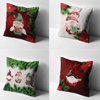 Capa de Almofada Decorativa Natal 4 Peças