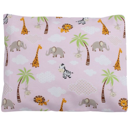 Travesseiro para Bebê de Silicone + Fronha 100% Algodão