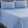 Cobre Leito Cama Queen Floral 3 Peças