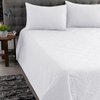 Cobre Leito Cama King Floral 3 Peças