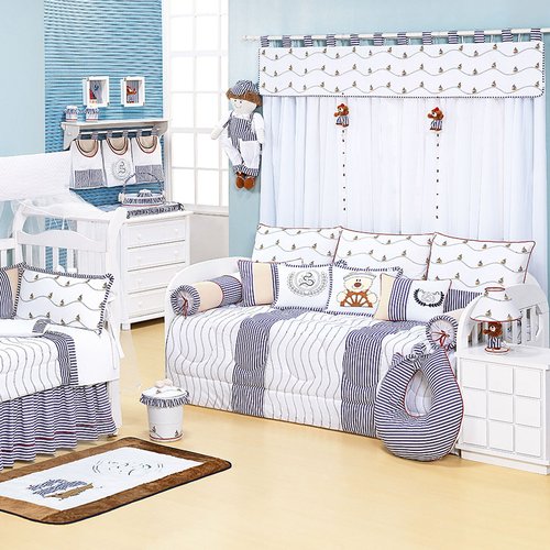 Get Wallpaper Quarto De Bebe Nautico Azul S Cama Baba Essencial Enxovais Desktop Wallpaper