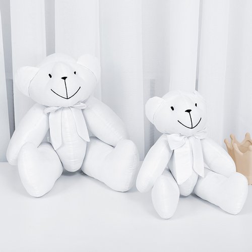 Ursinho Branco Kingdom Enfeite Decorativo Quarto de Bebê
