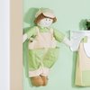 Porta Fraldas Boneco Simba Para Quarto de Bebê Menino Verde - Bege