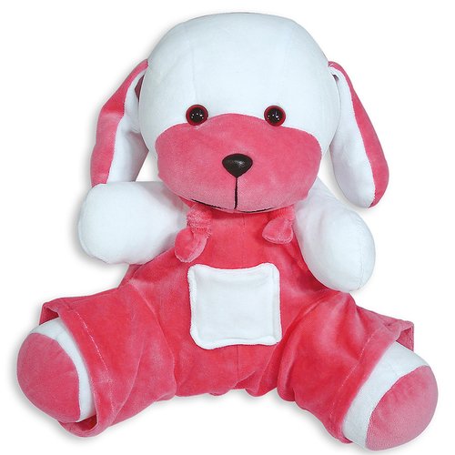 Cachorrinha Macacão Rosa Plush