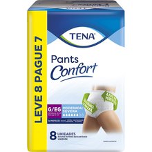 FRALDA TENA PANTS CONFORT G/EG L8P7 UN
