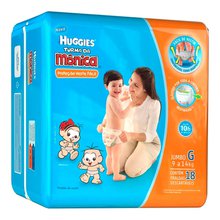 FRALDA TURMA MONICA VESTE FACIL JUMBO G 18UN