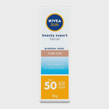PROTETOR SOLAR NIVEA SUN FPS50 C/COR FACIAL C/50G