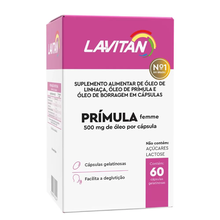 LAVITAN PRIMULA FEMME 500MG C/60 CAPSULAS GELATINOSAS