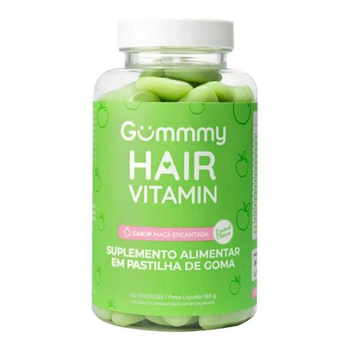 Gummy Hair Vitamin Maçã Verde 60 Gomas Farmácias Heroos