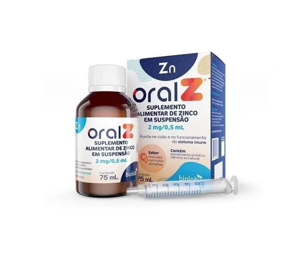 Oral Z Suspensão Oral Sabor Chocolate com Frutas Vermelhas 75ml