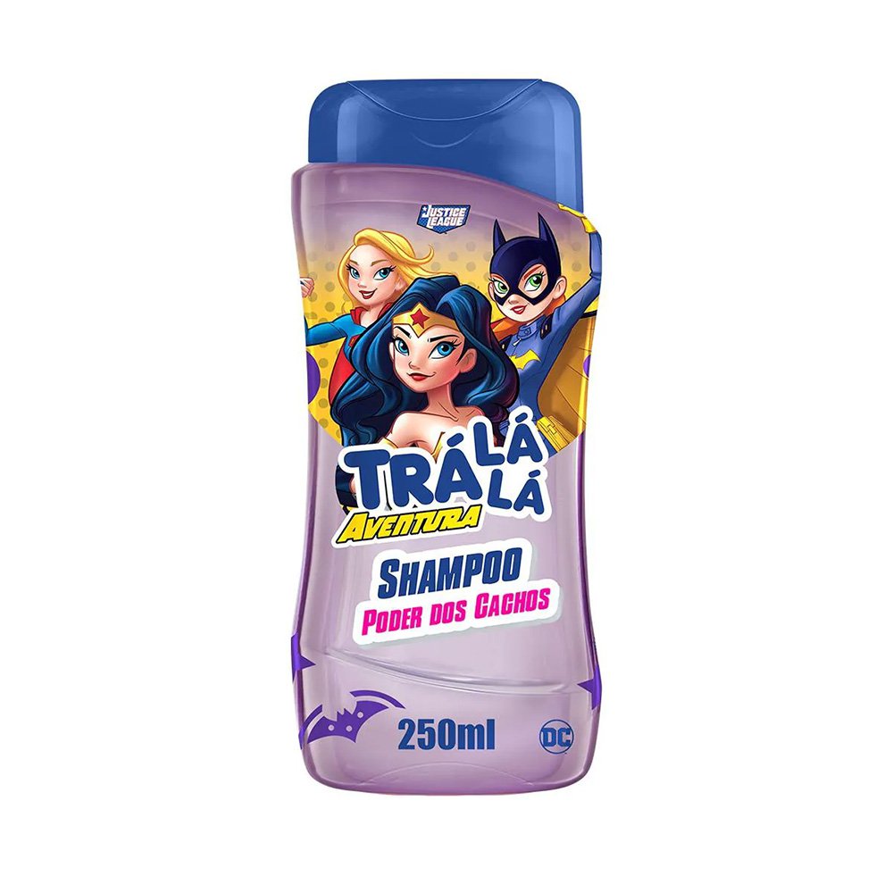 Shampoo Infantil Trá Lá Lá Aventura Justice League Poder dos