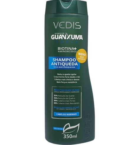 Shampoo Antiqueda Guanxuma Force Normal 350ml Vedis Shampoo Antiqueda Guanxuma Force Normal 350ml Vedis