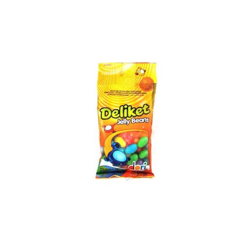 Bala De Goma Delikets Jelly Beans Frutas Sortidas G