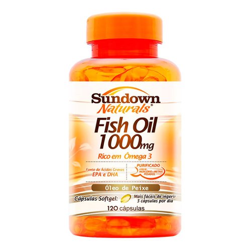 Sundown fish oil 1000mg 120 capsulas