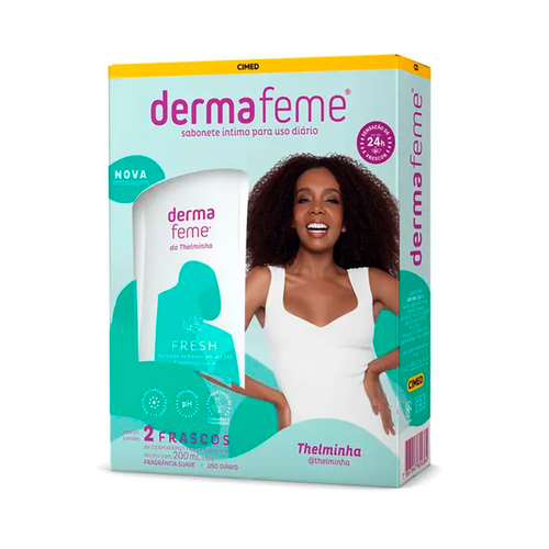 Kit Dermafeme Fresh Sabonete Líquido Íntimo 200ml Cimed - La Femme Moda  Íntima e Sex Shop - Atacado