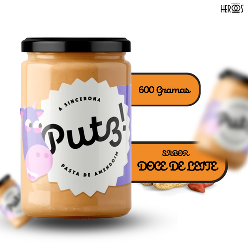 Pasta De Amendoim | Putz! | Sabor Doce De Leite | 600 Gramas