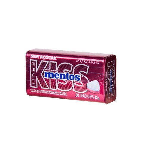 Mentos Kiss Morango Lata 35g 9764