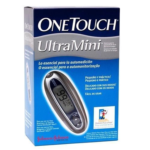 Kit Monitor de Gicemia One Touch Mini Prata 10 tiras + 10 lancetas