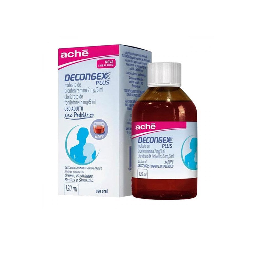Comprar Desloratadina Biosintética - Aché 0,5mg/mL, caixa com 1 frasco com  100mL de xarope + 1
