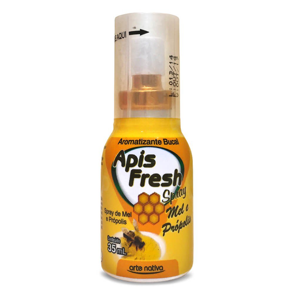 Spray de Mel e Própolis Apis Fresh tradicional com 35mL Farma Ponte
