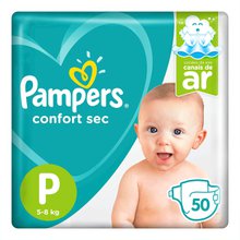 Fralda Pampers Confortsec Mega P Com 50