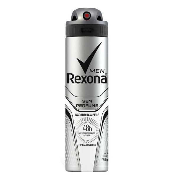 Desodorante Rexona Men Sem Perfume Aerosol 150ml