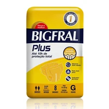 Fralda Geriátrica Bigfral Regular Plus Econômica XG 16unidades