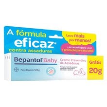 Creme Preventivo De Assaduras Bepantol Baby 120G