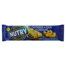 Barra De Cereal Nutry Muito Mais Castanha Com Chocolate, 22G
