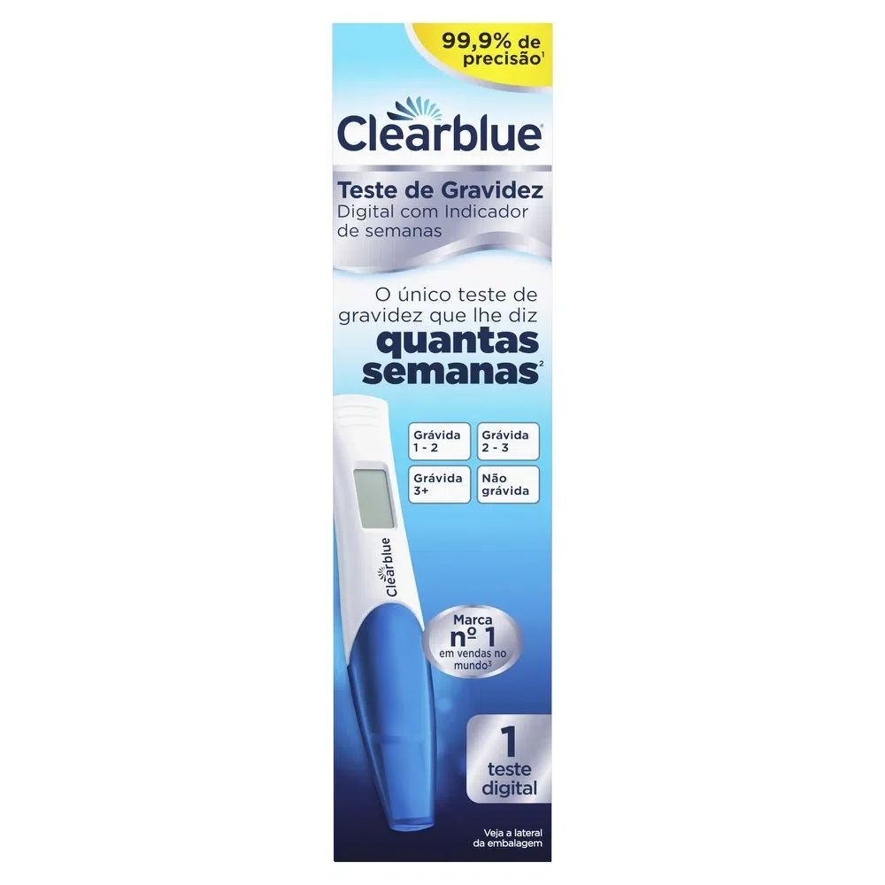 Clear blue digital positivo por dentro hot sale