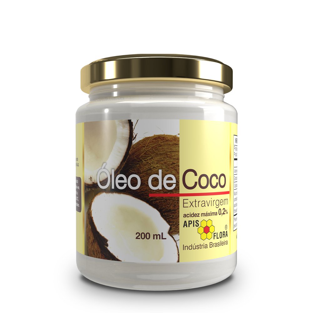 Óleo de Coco Apis Flora extravirgem com 200mL