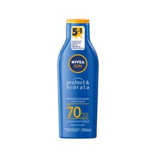 Protetor Solar Nivea Sun Protect   Hidrata Fps70 200Ml