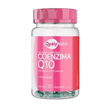 Coenzima Q10 Com Colageno Qualynutri, Com 30 Capsulas