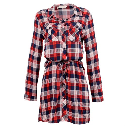 Vestido xadrez sale no brás