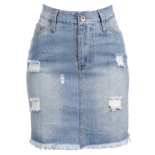 Saia jeans na feirinha da outlet madrugada