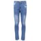 Calça Jeans Slim Azul Claro