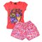 Conjunto Vermelho De Princesa Infantil Camiseta + Short Estampado